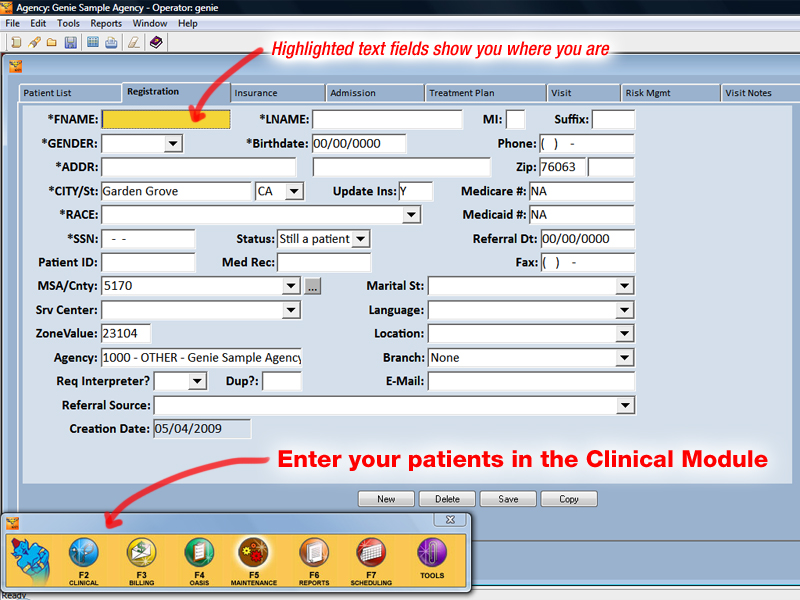 Clinical module